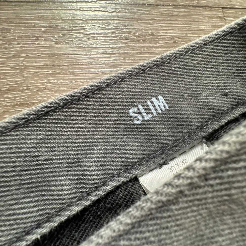 Banana Republic Jeans Mens 30 Gray Denim The Traveler Slim 30x31 Cotton Blend‎